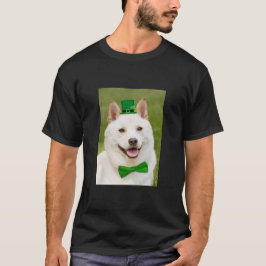 Camiseta Día de San Patricio para cualquiera Perro Shiba In
