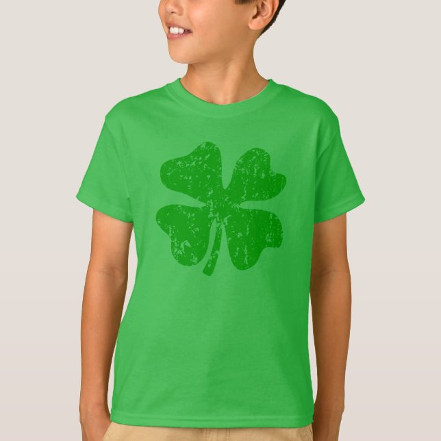 Camiseta Día de San Patricio para niños | Chispeo verde (Anverso)