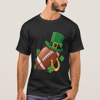 Camiseta Día de San Patricio para niños Fútbol trébol de ho