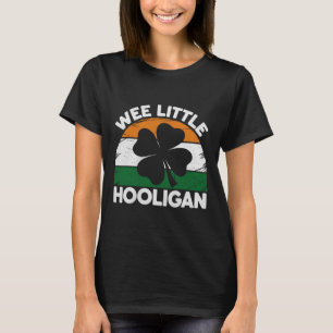 Camiseta Día de San Patricio pequeño duende divertido hombr