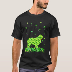 Camiseta Día de San Patricio Perro Terranova Shamrock C Irl