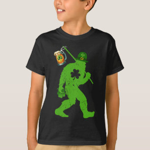 Camiseta Día de San Patricio Pie Grande Sasquatch Pie Grand