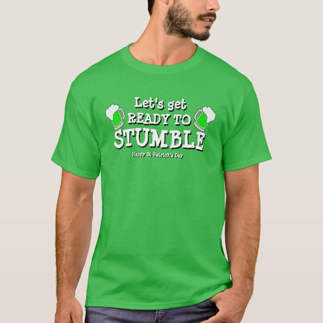 Camiseta Día de San Patricio, PREPARAMOS PARA ESTUDIAR (Anverso)