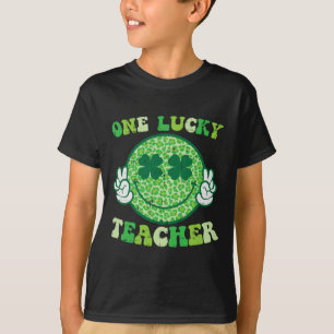 Camiseta Día de San Patricio Profesor Afortunado Sonrisa Pa