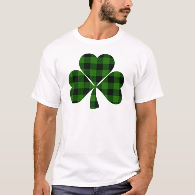 Camiseta Día de San Patricio, roca de yeso verde irlandés (Anverso)