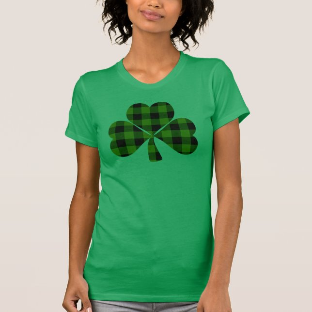 Camiseta Día de San Patricio, roca de yeso verde irlandés (Anverso)