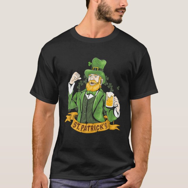 Camiseta Día de San Patricio Salprechaun Chicas irlandeses  (Anverso)