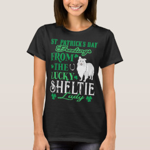 Camiseta Día de San Patricio Saludos a la afortunada dama d