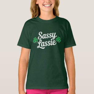 Camiseta Día de San Patricio Sassy Lassie Divertido Irlandé