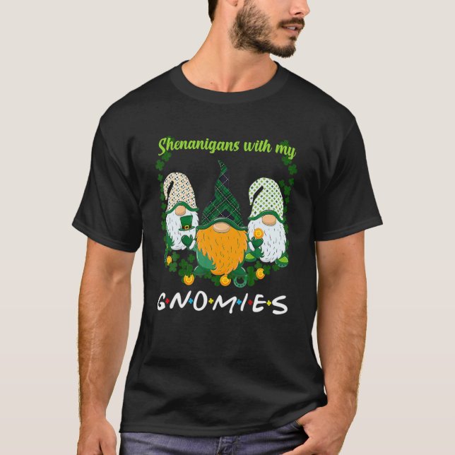 Camiseta Día de San Patricio Shenanigans Gnomies Gnome Sham (Anverso)