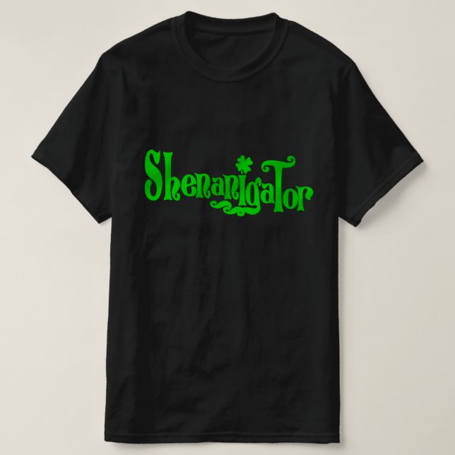 Camiseta Día de San Patricio Shenanigator (Diseño del anverso)