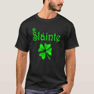 Camiseta Día de San Patricio Slainte Shamrock Saint Irish M