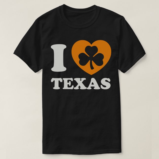 Camiseta Día de San Patricio Texas Irlandés Houston Dallas  (Diseño del anverso)