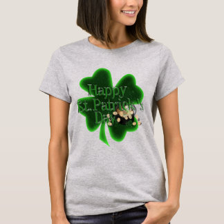 Camiseta Día de San Patricio Trébol de Cuatro Hojas