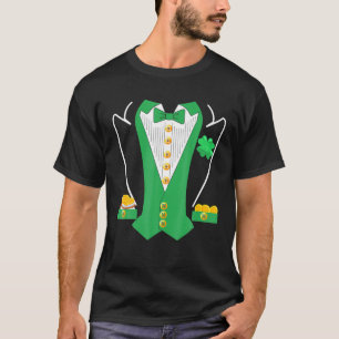 Camiseta Día de San Patricio Tuxedo Chilenos Leprechaun Co
