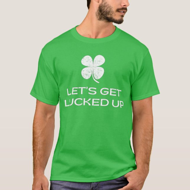 Camiseta Día de San Patricio, vamos a ser atraídos (Anverso)