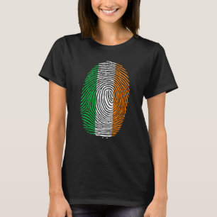 Camiseta Día de San Patricio Zu bandera de Saint Paddy irla