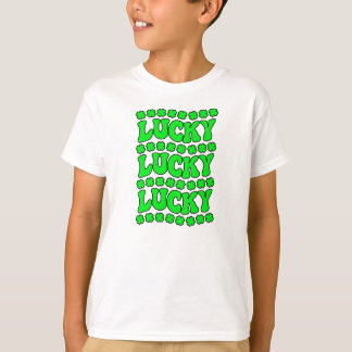 Camiseta DÍA DE SAN PATRICK, Afortunado, Afortunado, Afortu