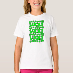 Camiseta DÍA DE SAN PATRICK, Afortunado, Afortunado, Afortu