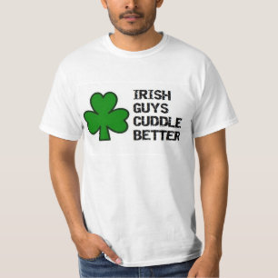 Camiseta día de san patrick: los irish abrazan mejor shamro