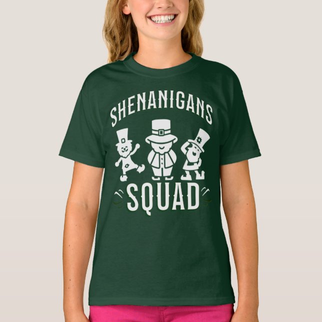 CAMISETA DÍA DE SAN PATRICK - PLAZA DE SHENANIGANS (Anverso)