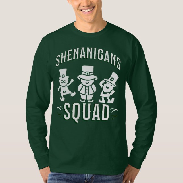 CAMISETA DÍA DE SAN PATRICK - PLAZA DE SHENANIGANS (Anverso)