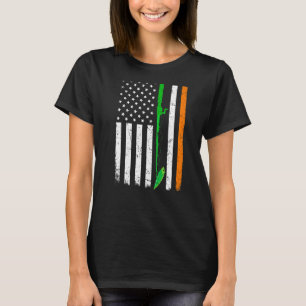 Camiseta Día de San Patriótico pescando irlandés norteameri