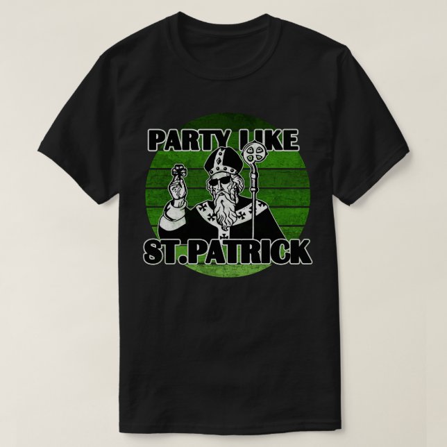 Camiseta Día de San Patrón (Diseño del anverso)