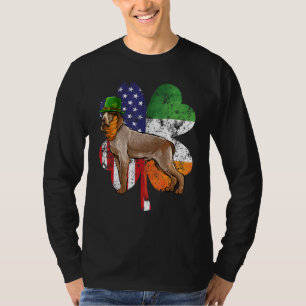 Camiseta Día de San Patrón Bandera irlandesa Estadounidense