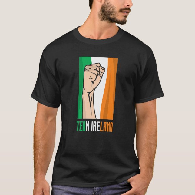 Camiseta Día de San Patrón de Irlanda del Equipo Leprecha g (Anverso)