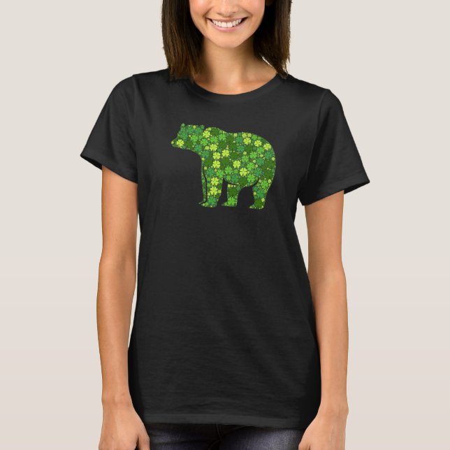 Camiseta Día de San Patrón del Shamrock Verde Afortunado De (Anverso)