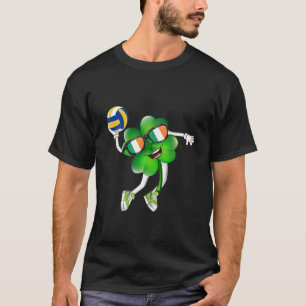 Camiseta Día de San Patrón Shamrock Dunke Volleyball Lucky