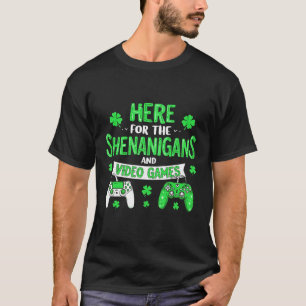 Camiseta Día de San Patrón Shamrock Shenanigans Juegos irla