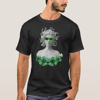 Camiseta Día de San Patrón Verde Medusa