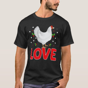 Camiseta Día de San Valentín 2023 Pollos de Amor Corazones 