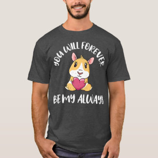 Camiseta Día de San Valentín Ama A Guinea Cerdo Siempre Ser