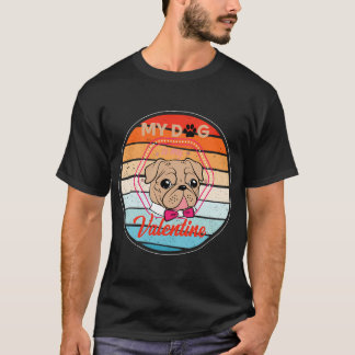 Camiseta Día de San Valentín Amante de los Perros Mi Cachor