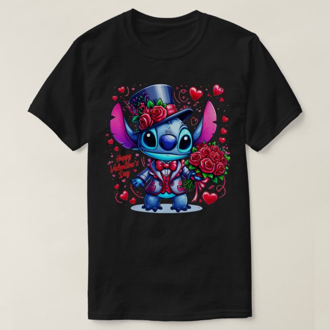 Camiseta Día de San Valentín Amor 2 (Diseño del anverso)