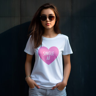 Camiseta Día de San Valentín anti-sinusal del corazón rosad