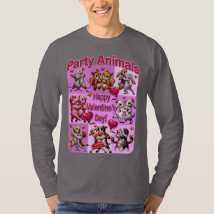 Camiseta Día de San Valentín Baile de Parejas "Animales de 
