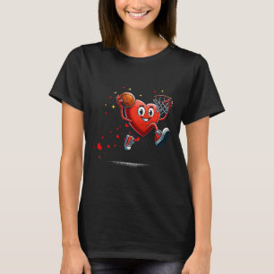 Camiseta Día de San Valentín Bysketll de Dunking Heart