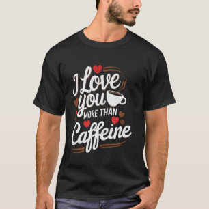 Camiseta Día de San Valentín Café de Amor de Perezoso Diver