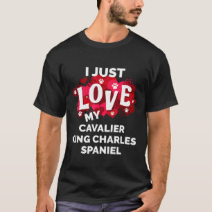 Camiseta Día de San Valentín Cavalier King Charles Spaniel 
