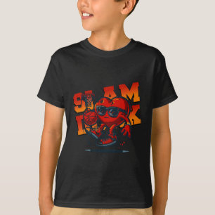 Camiseta Día de San Valentín Corazón Bysketbyll Slam Dunk H