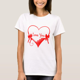 Camiseta Día de San Valentín: Corazones, arcos y amor hacia