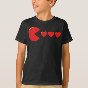 Camiseta Día de San Valentín Corazones Graciosos Niños Chic