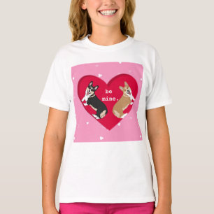 Camiseta Día de San Valentín Corgi XOXO Be Mío