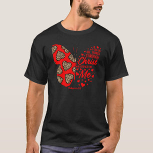 Camiseta Día De San Valentín Cristiano Su Carne Imprimida C