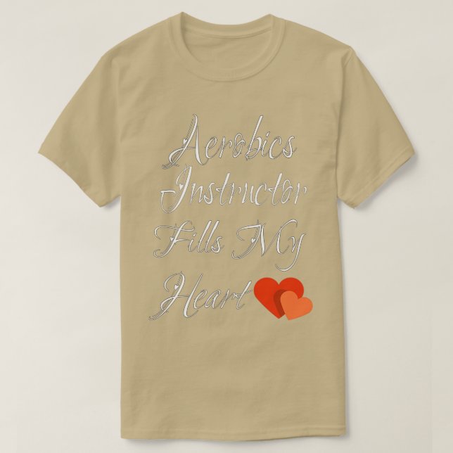 Camiseta Día de San Valentín de Aerobic Instructor regalo d (Diseño del anverso)