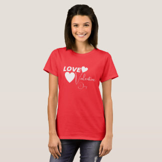 Camiseta Día de San Valentín de amor romántico